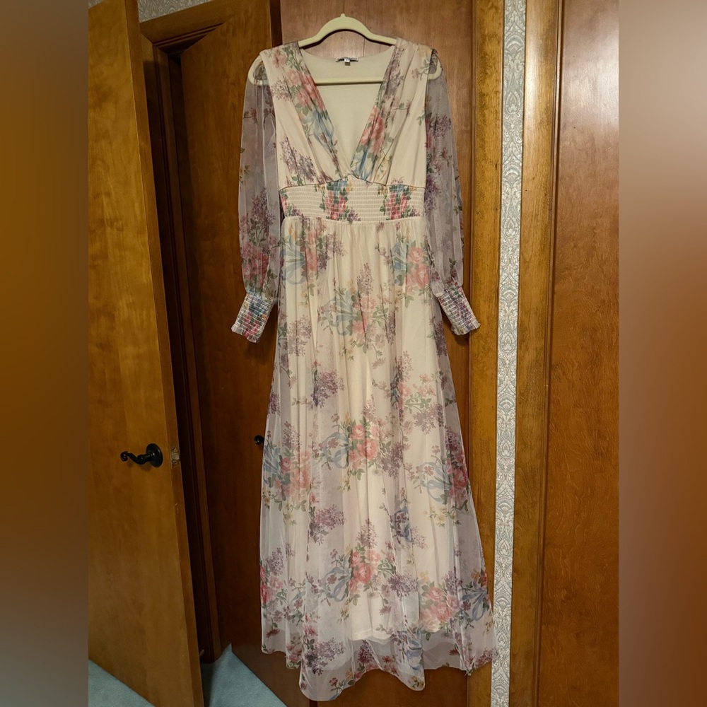 Baltic Born Floral Long Sleeve Maxi Dress